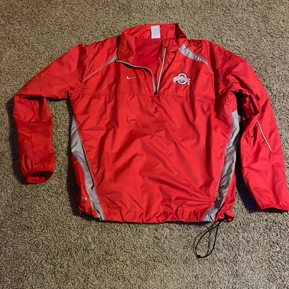 Nike Ohio state quarter zip wind breaker